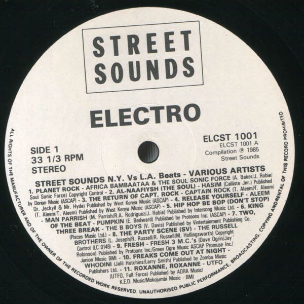 Various - New York V L.A. Beats | Street Sounds (ELCST 1001) - 3 Various - New York V L.A. Beats | Street Sounds (ELCST 1001) - 3