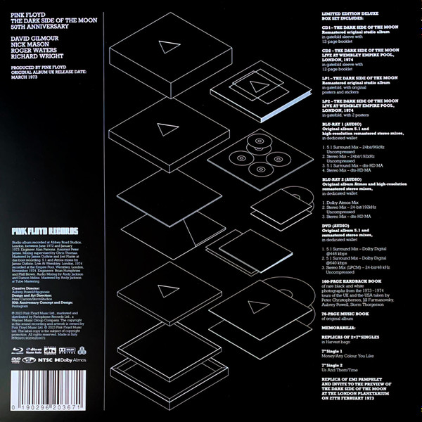 Pink Floyd - The Dark Side Of The Moon - 50 Years | Pink Floyd Records (PFR50/19658713451) - 4