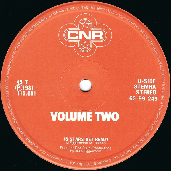 Stars On 45 - Stars On 45 Volume Two | CNR (63 99 249) - 4