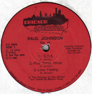 Paul Johnson - Vol. #1 | Chicago Underground (CU 6902) - 2