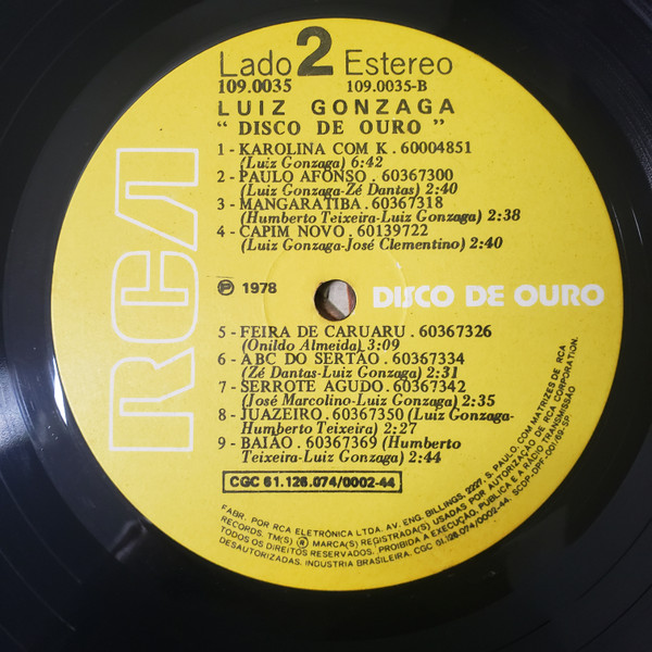 Luiz Gonzaga - Um Novo Espaço Para A Música | RCA (109.0035) - 3