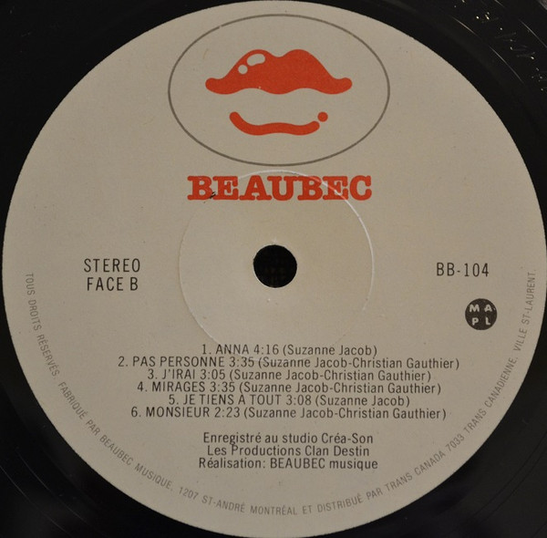 Suzanne Jacob - Une Humaine Ambulante | Beaubec (BB-104) - 4