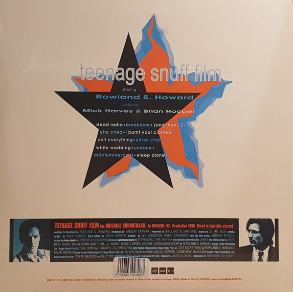 Rowland S. Howard - Teenage Snuff Film | Mute (RSH1LP) - 2