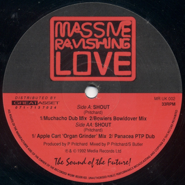 Massive Ravishing Love - Shout | Media UK (MR UK 002)