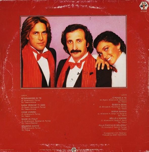 Ricchi e Poveri - ...E Penso A Te | Baby Records (BR 56024) - main Ricchi e Poveri - ...E Penso A Te | Baby Records (BR 56024) - main