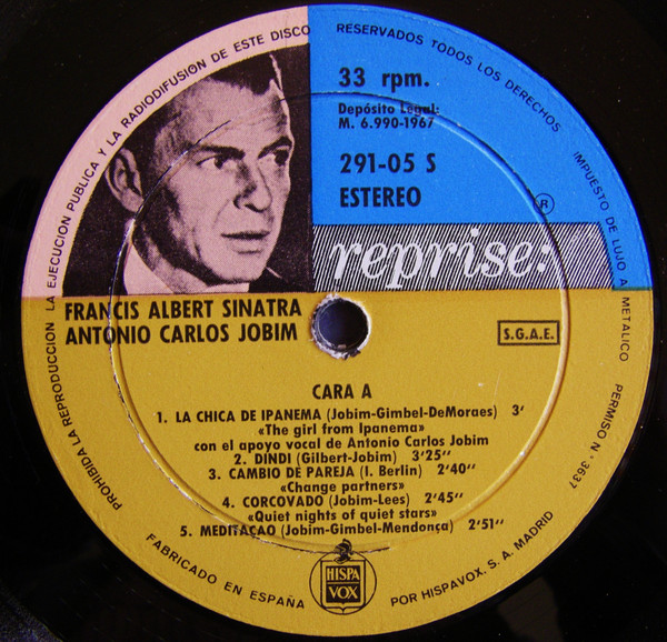 Frank Sinatra & Antonio Carlos Jobim - Francis Albert Sinatra & Antonio Carlos Jobim | Reprise Records (HRE (S) 291-05) - 3