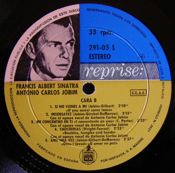Frank Sinatra & Antonio Carlos Jobim - Francis Albert Sinatra & Antonio Carlos Jobim | Reprise Records (HRE (S) 291-05) - 4