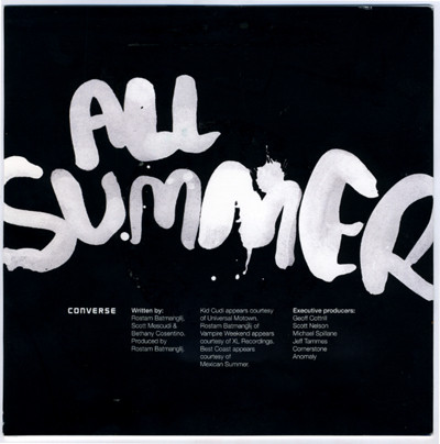 Kid Cudi , Best Coast , Rostam Batmanglij - All Summer | Converse (none) - 2