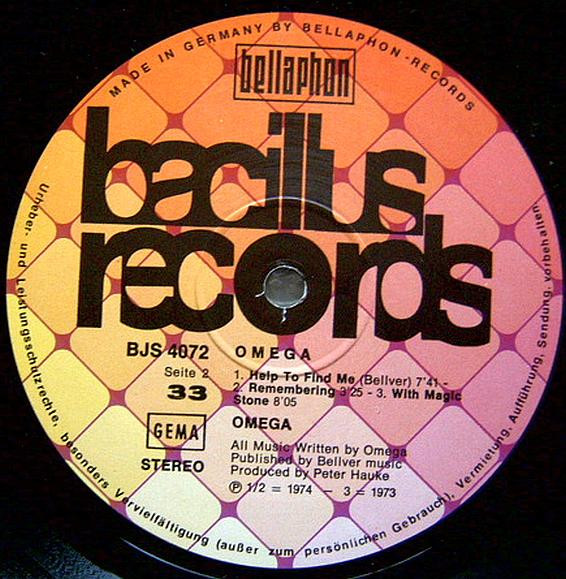 Omega - Omega | Bacillus Records (BJS 4072) - 4 Omega - Omega | Bacillus Records (BJS 4072) - 4