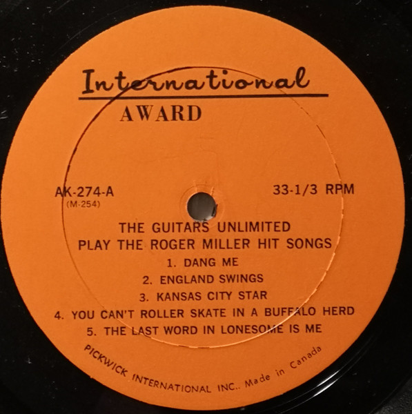 Guitars Unlimited - Play The Roger Miller Hit Songs | International Award Series (AK-274) - 3
