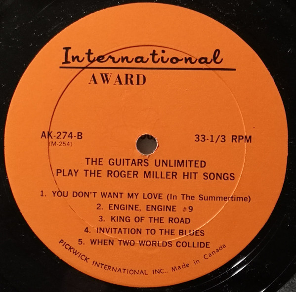 Guitars Unlimited - Play The Roger Miller Hit Songs | International Award Series (AK-274) - 4