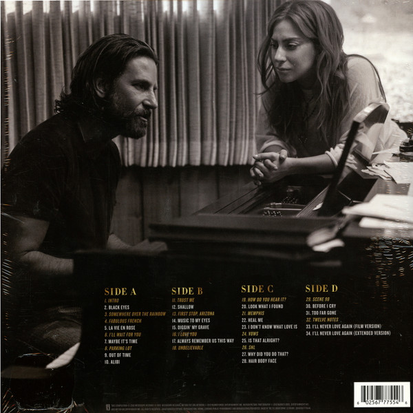 Lady Gaga , Bradley Cooper - A Star Is Born Soundtrack | Interscope Records (00602567775546) - 4 Lady Gaga , Bradley Cooper - A Star Is Born Soundtrack | Interscope Records (00602567775546) - 4