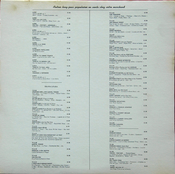 The Lincolns - Tribute To Elvis Presley / Hommage A Elvis Presley [Vinyl] | Trans-Canada (TC-A-70) - 4
