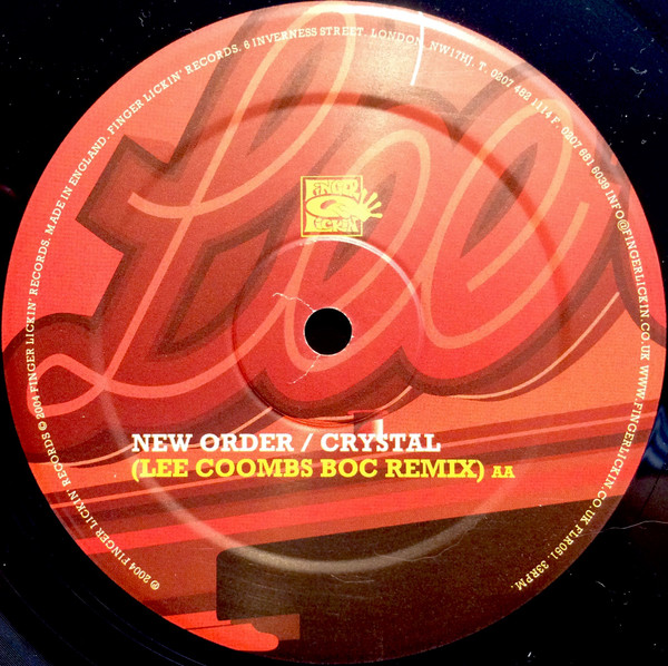 Paul Oakenfold / New Order - Time Of Your Life / Crystal (Lee Coombs Remixes) | Finger Lickin' Records (FLR051) - 2