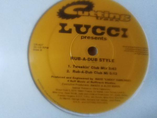 Dave Carlucci - Rub-A-Dub Style | Cutting Traxx (CR-427)