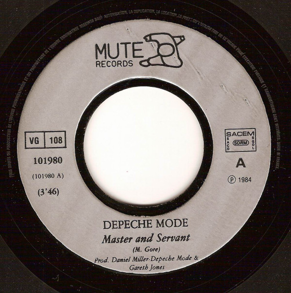 Depeche Mode - Master And Servant | Mute (101980) - 3