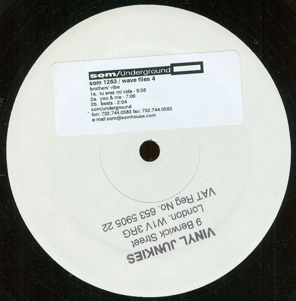 Brothers' Vibe - Wave Files 4 | SOM Underground (som 1263)