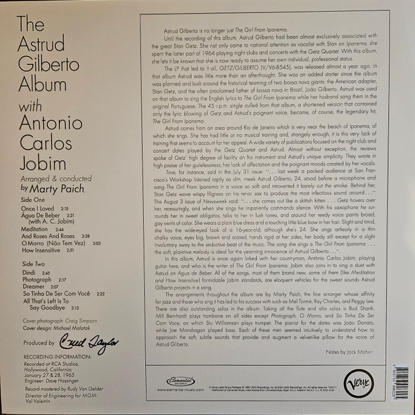 Astrud Gilberto - The Astrud Gilberto Album | Elemental Music (7002321) - 3 Astrud Gilberto - The Astrud Gilberto Album | Elemental Music (7002321) - 3