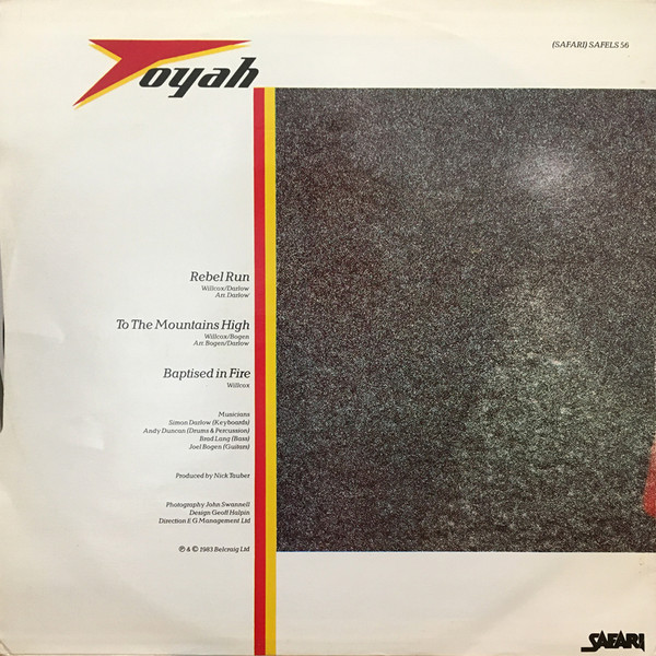 Toyah - Rebel Run | Safari Records (SAFE LS 56) - 2