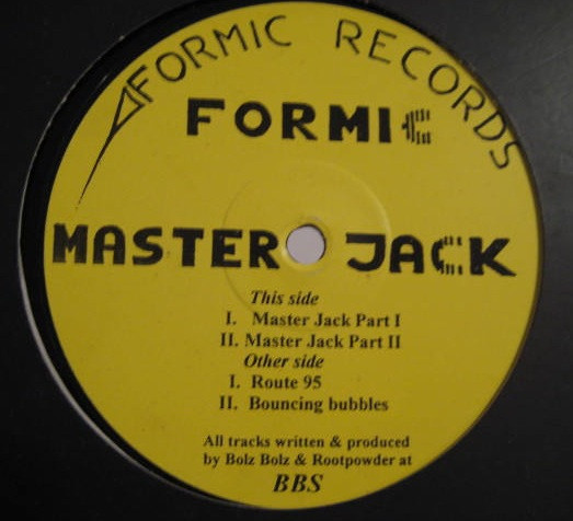 Formic - Master Jack | Formic Records (FR 001) - main