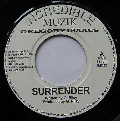 Gregory Isaacs - Surrender | Incredible Muzik (IM012)