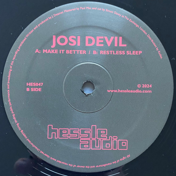Josi Devil - Make It Better / Restless Sleep | Hessle Audio (HES047) - 2