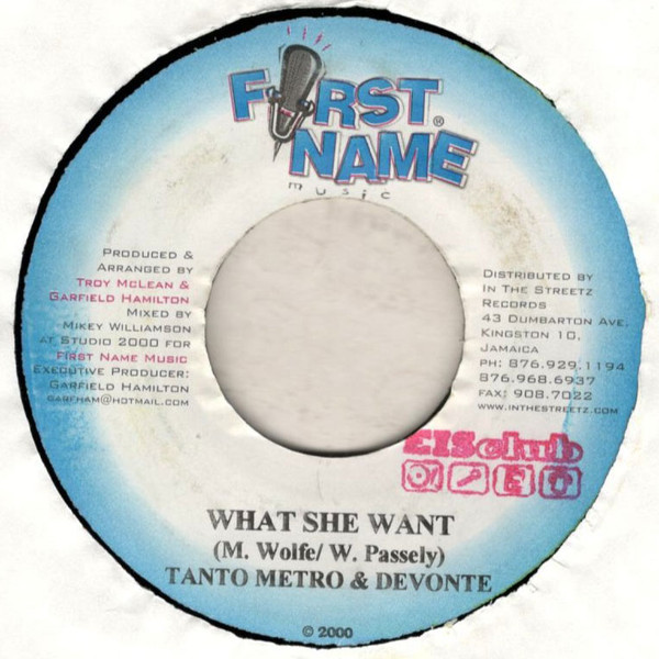 Tanto Metro & Devonte / Shad Du - What She Want / Capt. Bread | First Name Music (none) - main