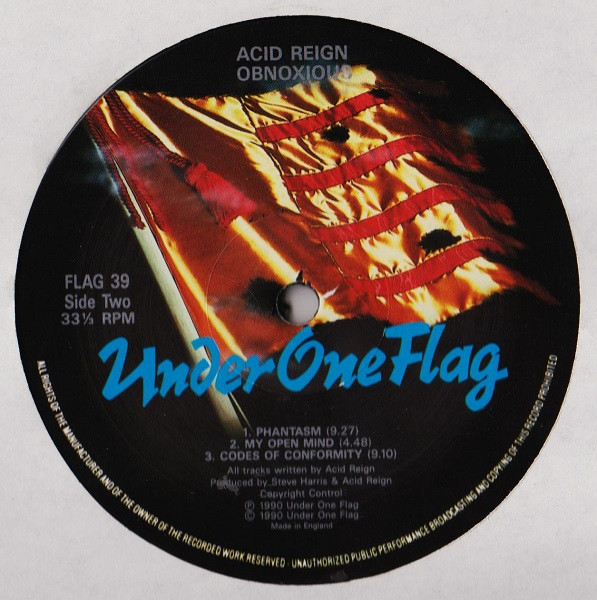 Acid Reign - Obnoxious | Under One Flag (FLAG 39) - 4
