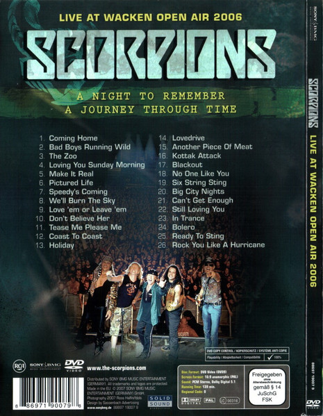 Scorpions - Live At Wacken Open Air 2006 | RCA (88697 19007 9) - 2 Scorpions - Live At Wacken Open Air 2006 | RCA (88697 19007 9) - 2