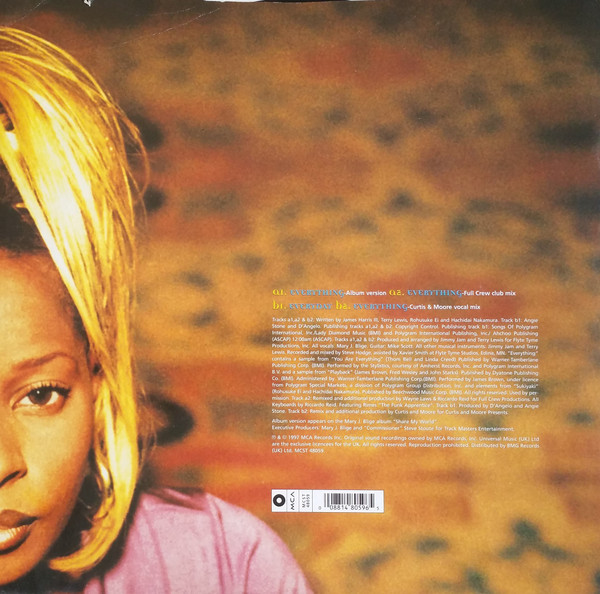 Mary J. Blige - Everything | MCA Records (MCST 48059) - 2