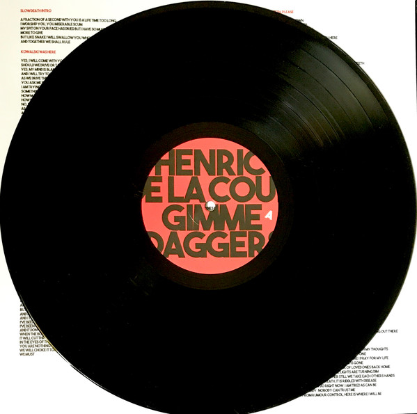 Henric de la Cour - Gimme Daggers | Progress Productions (PROLP014) - 3