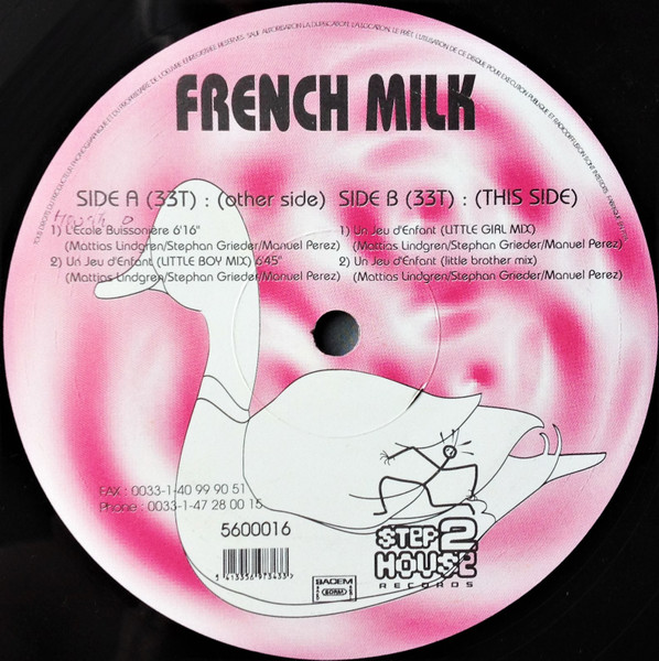 French Milk - L'École Buissonière | Step 2 House Records (5600016) - 2