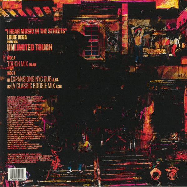 Louie Vega Presents Unlimited Touch - I Hear Music In The Streets (Expansions In The NYC Preview 3) | Nervous Records (NER 25099) - 2 Louie Vega Presents Unlimited Touch - I Hear Music In The Streets (Expansions In The NYC Preview 3) | Nervous Records (NER 25099) - 2