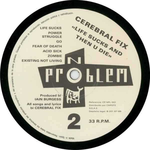Cerebral Fix - Life Sucks And Then You Die! | No Problem (CP NPL 001) - 4