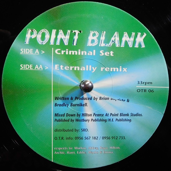 Point Blank - Criminal Set / Eternally (Remix) | One Touch Recordings (OTR 06) - main Point Blank - Criminal Set / Eternally (Remix) | One Touch Recordings (OTR 06) - main