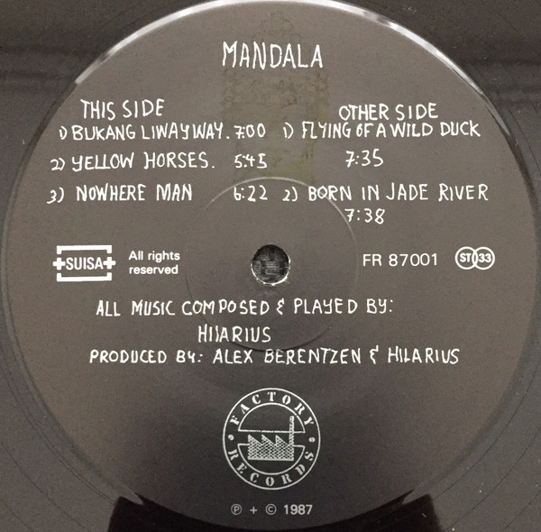 Hilarius Dauag - Mandala | Factory Records (FR 87001) - 3 Hilarius Dauag - Mandala | Factory Records (FR 87001) - 3