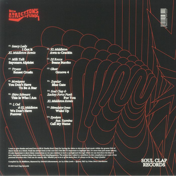 XL Middleton - XL Middleton & Soul Clap Records Present New Directions In Funk Volume 1 | Soul Clap Records (SCR LP 09) - 2 XL Middleton - XL Middleton & Soul Clap Records Present New Directions In Funk Volume 1 | Soul Clap Records (SCR LP 09) - 2