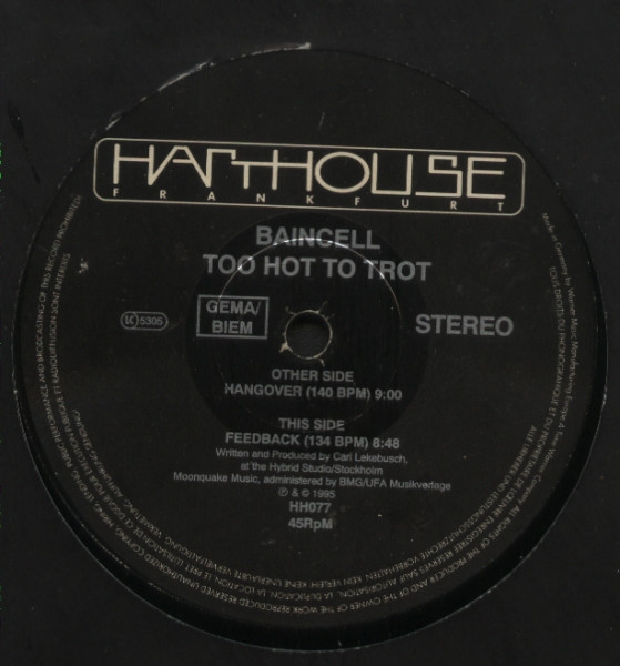 Braincell - Too Hot To Trot | Harthouse (HH077)