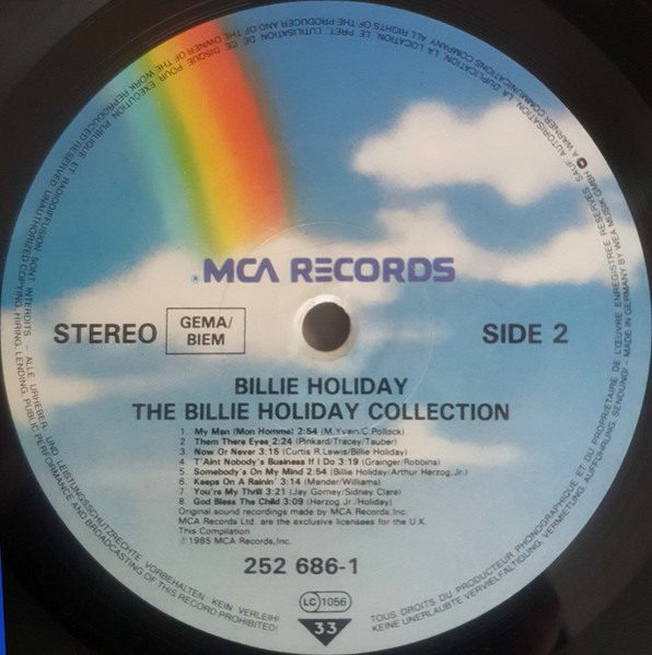 Billie Holiday - The Legend Of Billie Holiday | MCA Records (252 686-1) - 4