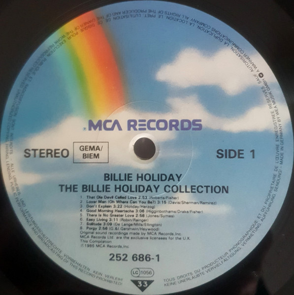 Billie Holiday - The Legend Of Billie Holiday | MCA Records (252 686-1) - 3