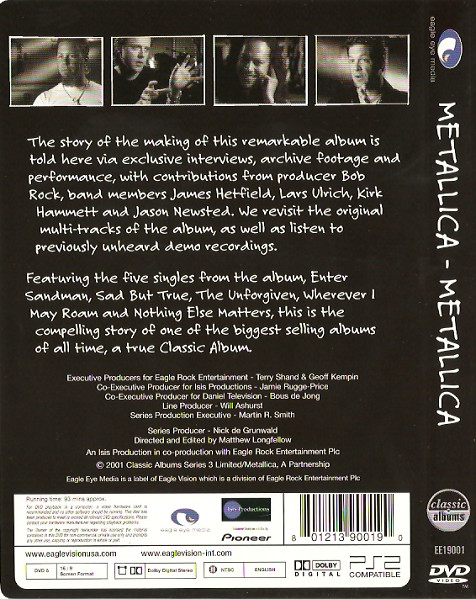 Metallica - Metallica | Eagle Eye Media (EE19001) - 2