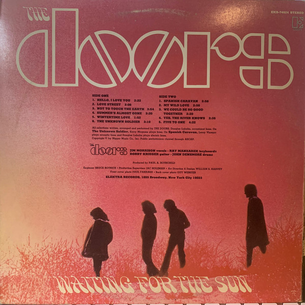 The Doors - Waiting For The Sun | Elektra (EKS-74024) - 4