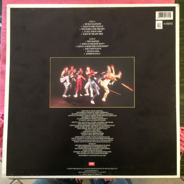 Johnny Clegg & Savuka - Shadow Man | EMI (64-7920701) - 2 Johnny Clegg & Savuka - Shadow Man | EMI (64-7920701) - 2