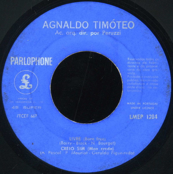 Agnaldo Timóteo - Meu Grito | Parlophone (LMEP 1284) - 4