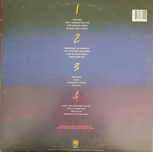 Supertramp - Paris | A&M Records (SP-6702) - 3 Supertramp - Paris | A&M Records (SP-6702) - 3