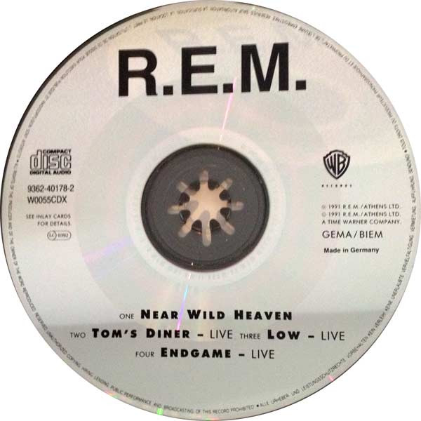 R.E.M. - Near Wild Heaven | Warner Bros. Records (9362-40178-2) - 3