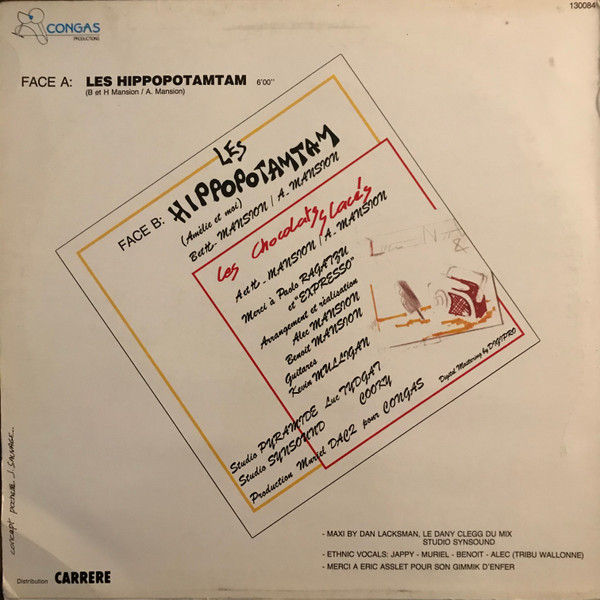 Leopold Nord & Vous - Les Hippopotamtam (Amélie Et Moi) | Congas Productions (130 084) - 2