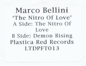 Marco Bellini - The Nitro Of Love | Plastica RED (LTDPFT013)