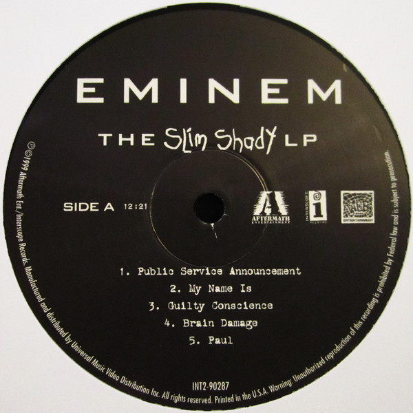 Eminem - The Slim Shady LP | Aftermath Entertainment (606949028718) - 3 Eminem - The Slim Shady LP | Aftermath Entertainment (606949028718) - 3