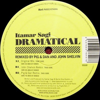 Itamar Sagi - Dramatical | Shelvin Records (Shelvin 006) - 2